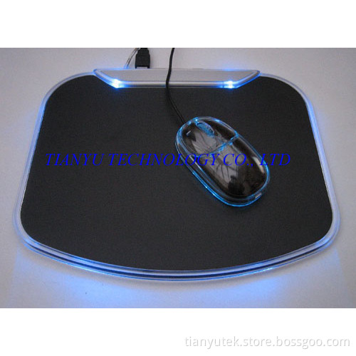 EL mouse pad with 4 usb ports